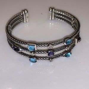DAVID YURMAN 3-Row Cable Confetti Bracelet